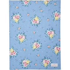 Tea towel Laura dusty blue